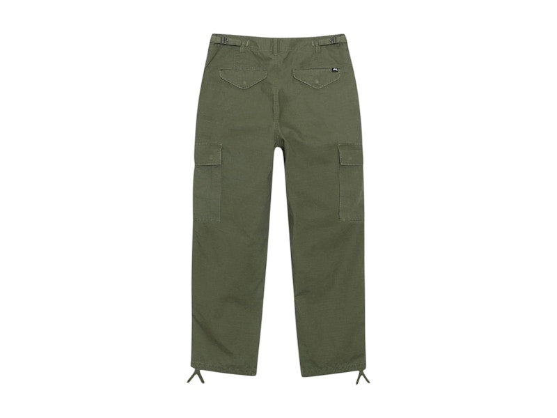 Stussy Ripstop Military Cargo Pant (SS25) Olive Green