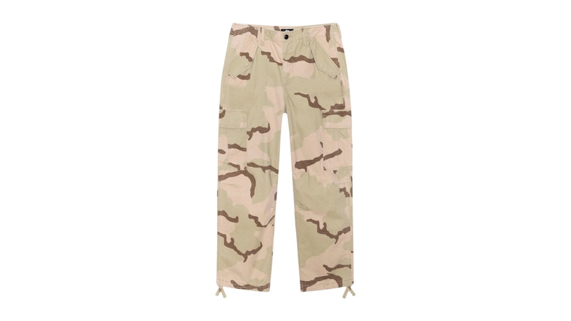 Stussy Ripstop Military Cargo Pant (SS25) Sand Camo
