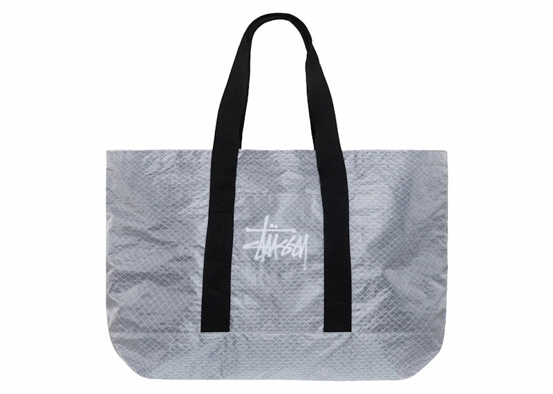 Stussy Ripstop Overlay Extra Large Tote Bag Black