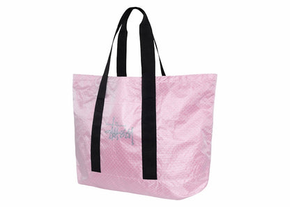 Stussy Ripstop Overlay Extra Large Tote Bag Hot Pink