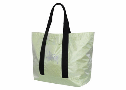Stussy Ripstop Overlay Extra Large Tote Bag Lime