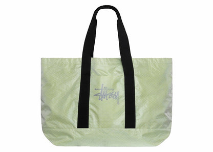 Stussy Ripstop Overlay Extra Large Tote Bag Lime
