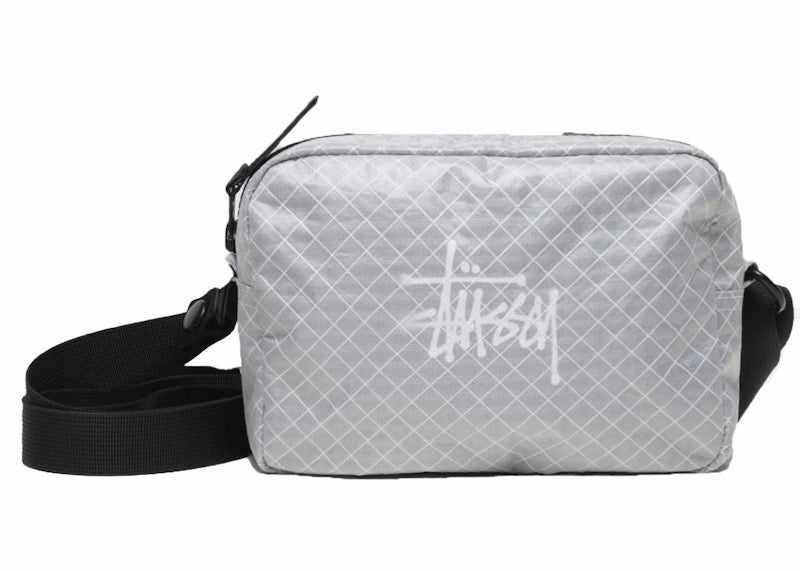Stussy Ripstop Overlay Side Pouch Black