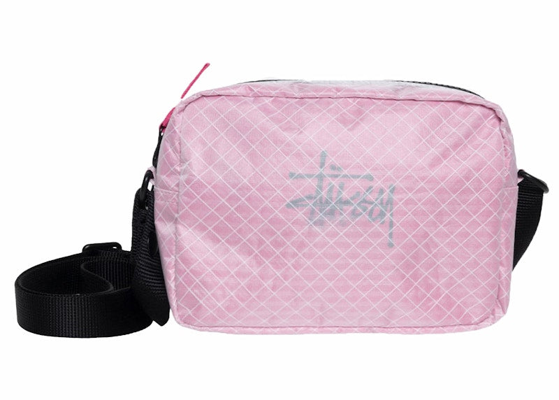 Stussy Ripstop Overlay Side Pouch Hot Pink