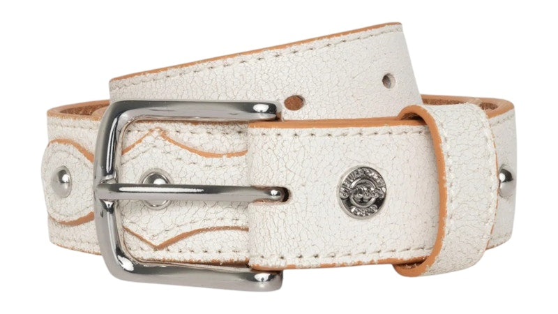 Stussy Rodeo Belt Bone Crackle