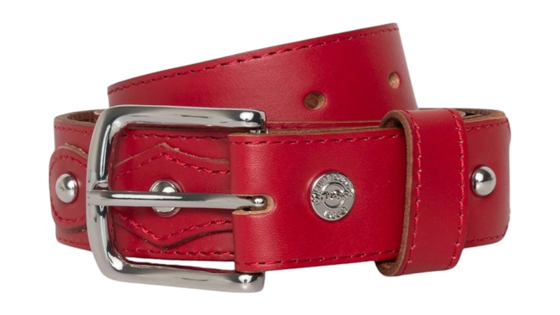 Stussy Rodeo Belt Scarlet