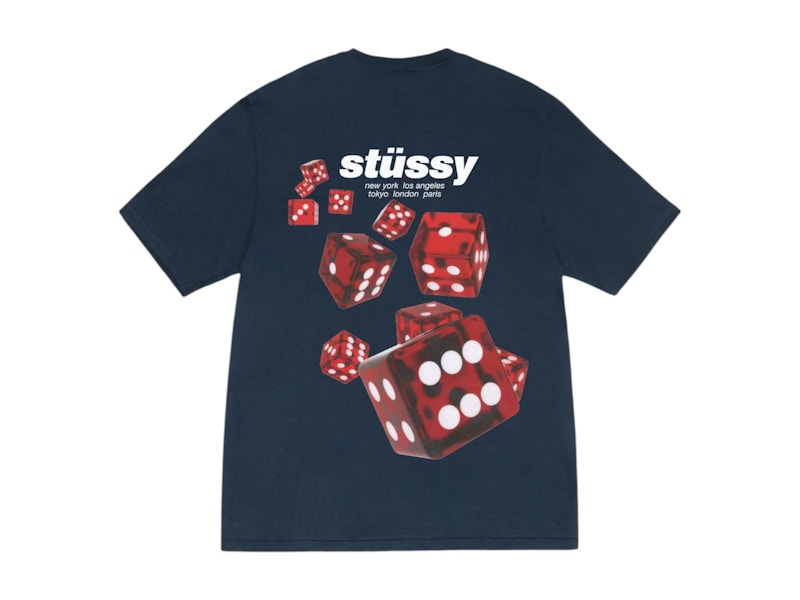 Stussy Rollers Tee Navy