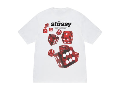 Stussy Rollers Tee White