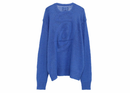 Stussy S Loose Knit Sweater Blue