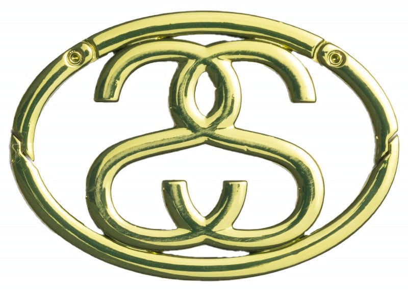 Stussy SS Link Carabiner Anodized Lime