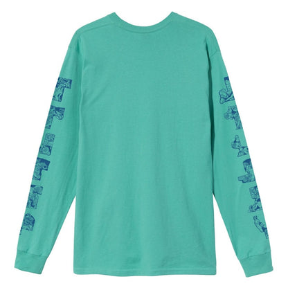 Stussy Sculptures L/S T-shirt Green