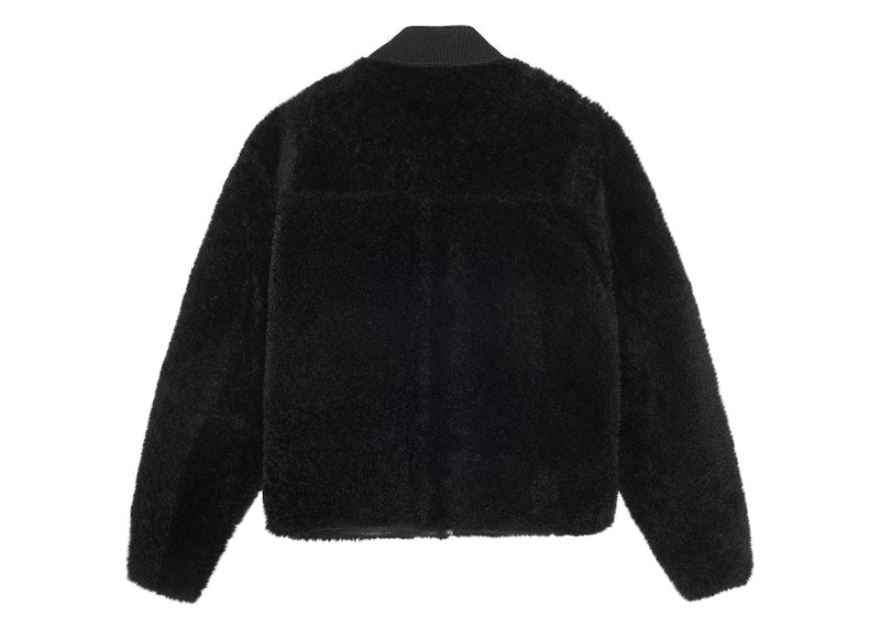 Stussy Shearling Bomber Black