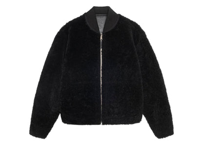 Stussy Shearling Bomber Black