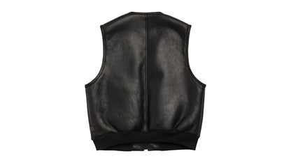 Stussy Shearling Vest Black