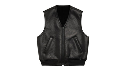 Stussy Shearling Vest Black