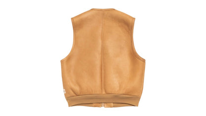 Stussy Shearling Vest Tan