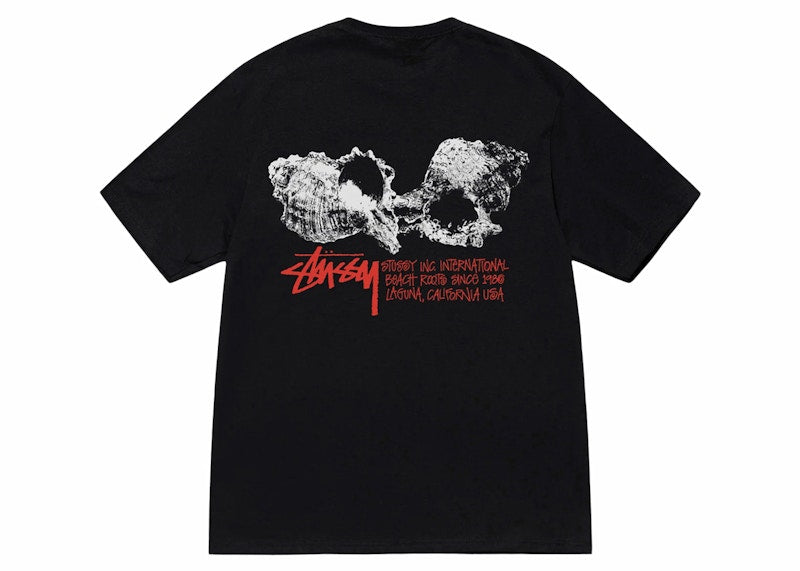 Stussy Shells Tee Black