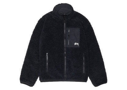 Stussy Sherpa Reversible Jacket Black
