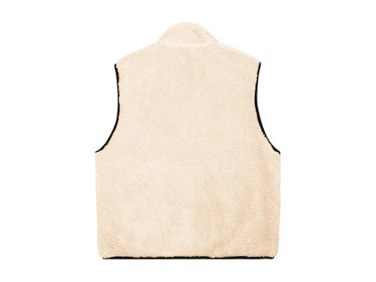 Stussy Sherpa Reversible Vest Beige