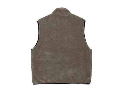 Stussy Sherpa Reversible Vest Stone