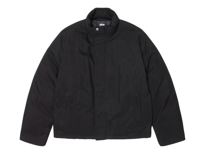 Stussy Short Down Jacket Black