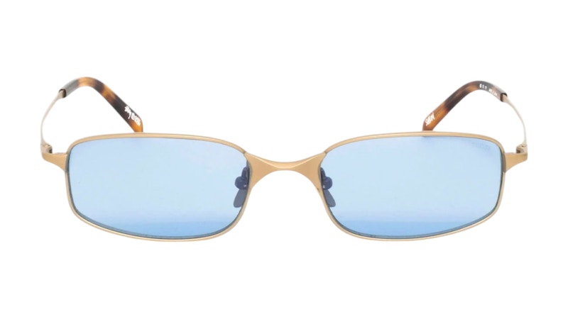 Stussy Simon Sunglasses Matte Gold/Light Blue Lens