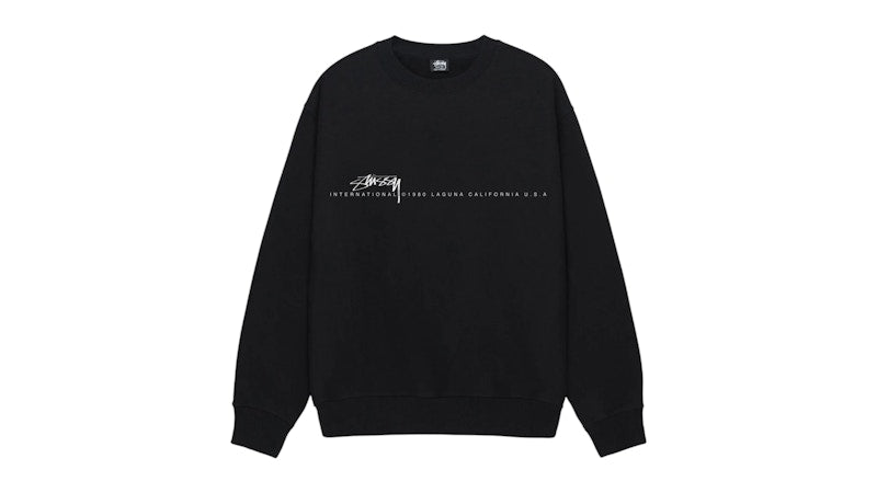 Stussy Smooth 80 Crew Black
