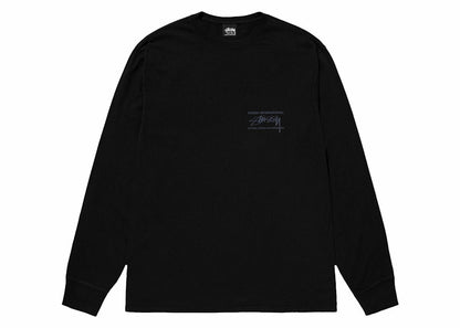 Stussy Smooth International L/S Tee Black