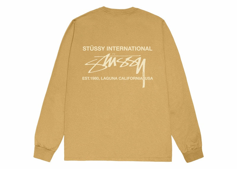 Stussy Smooth International L/S Tee Curry