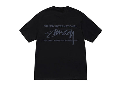 Stussy Smooth International T-shirt Black
