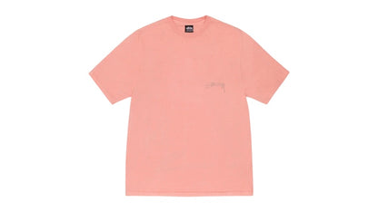 Stussy Smooth Reverse Pigment Dyed Tee Coral
