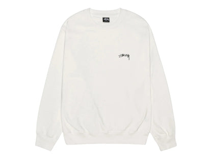 Stussy Smooth Stock Pigment Dyed Crew Natural