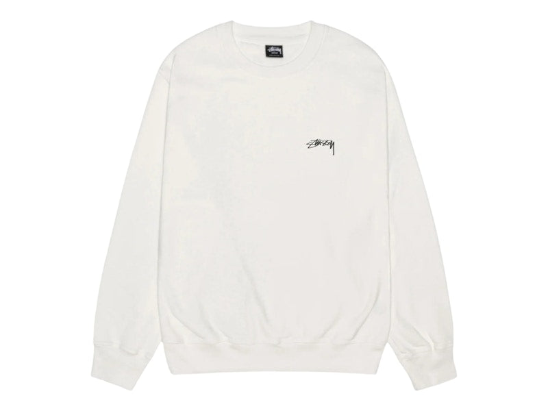 Stussy Smooth Stock Pigment Dyed Crew Natural