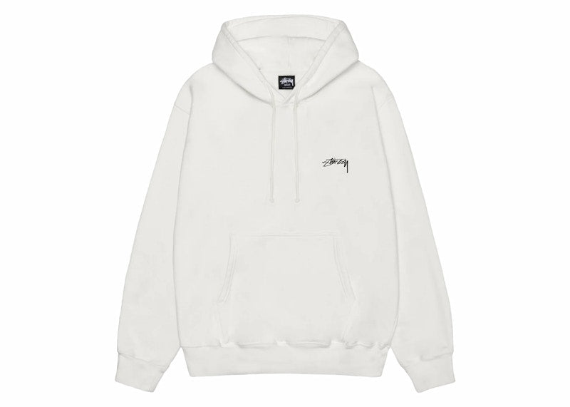 Stussy Smooth Stock Pigment Dyed Hoodie Natural