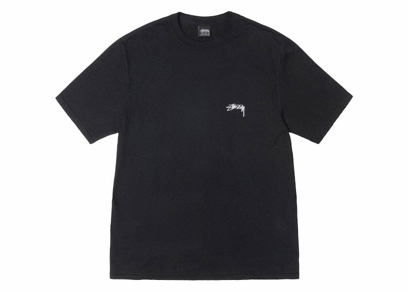 Stussy Smooth Stock Pigment Dyed Tee Black