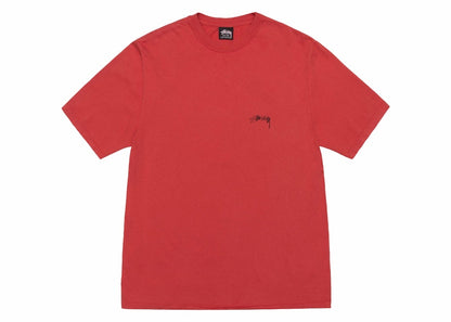 Stussy Smooth Stock Pigment Dyed Tee Guava