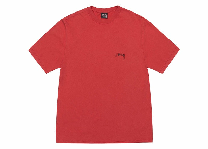 Stussy Smooth Stock Pigment Dyed Tee Guava