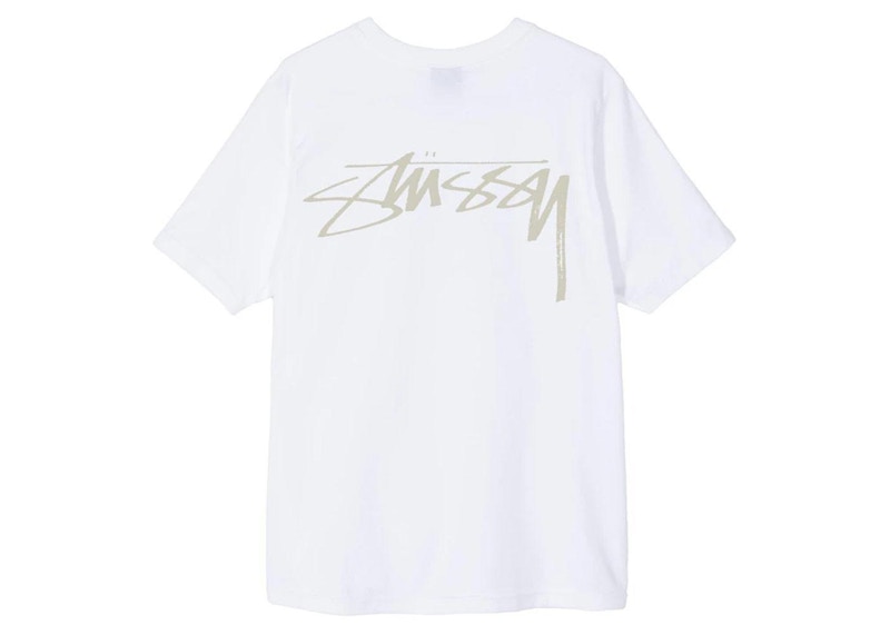 Stussy Smooth Stock Tee White
