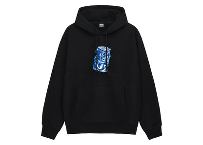 Stussy Soda Can Hoodie Black