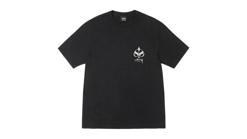 Stussy Spade Pigment Dyed Tee Black