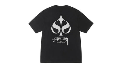 Stussy Spade Pigment Dyed Tee Black