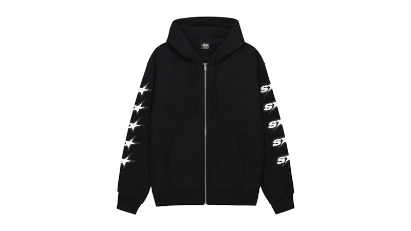 Stussy Speedway Zip Hoodie Black