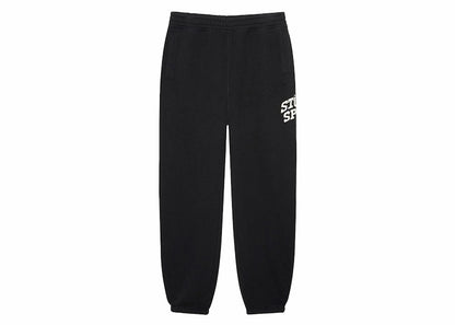 Stussy Sport Crackle Fleece Pant Washed Black