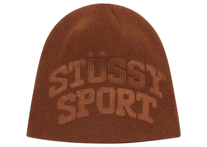 Stussy Sport Deboss Skullcap Brown