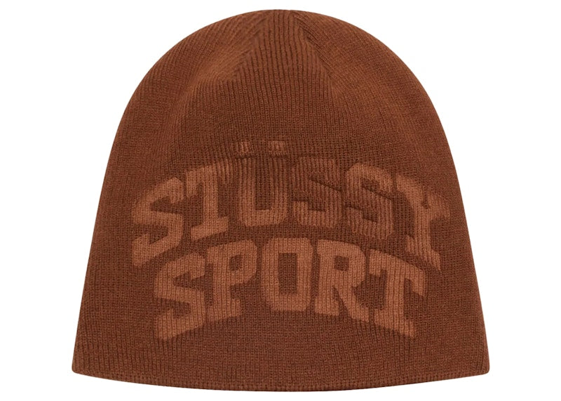 Stussy Sport Deboss Skullcap Brown