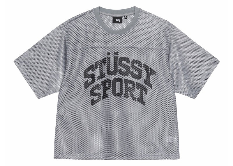 Stussy Sport Jersey Silver