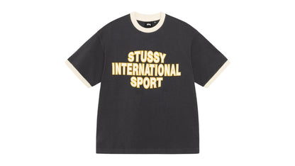Stussy Sport Ringer Tee Black