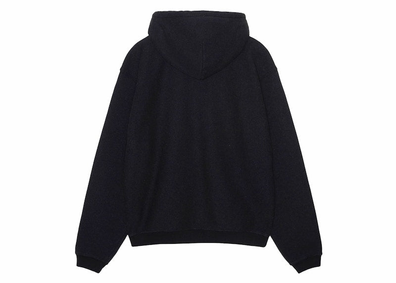 Stussy Sport Zip Hoodie Washed Black