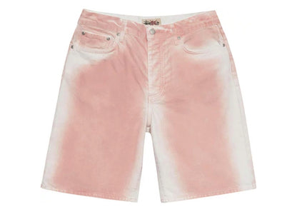 Stussy Spray Dye Big Ol' Shorts Faded Pink