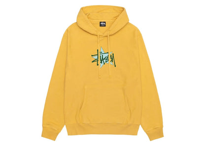 Stussy Star Pigment Dyed Hoodie Honey